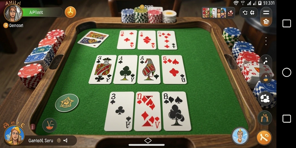 Tampilan screenshot API36 menampilkan gameplay Gaple yang menarik dan interaktif.