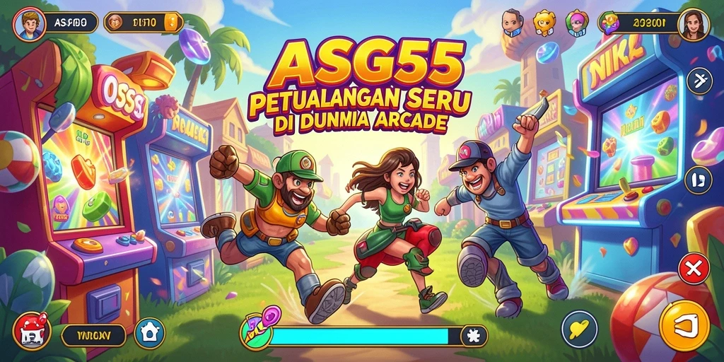 Tampilan gameplay seru dari ASG55 yang penuh tantangan.