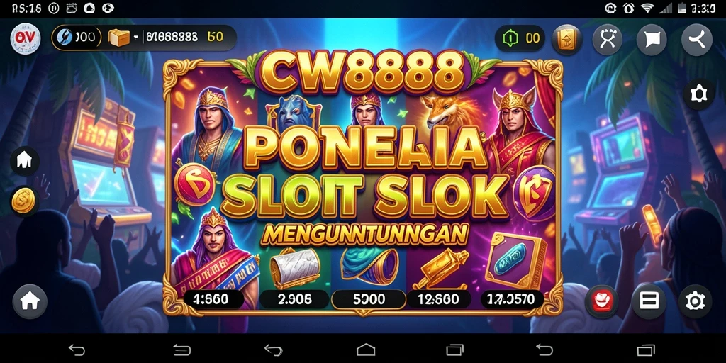 Tampilan gameplay menarik dalam permainan Slot CW8888.