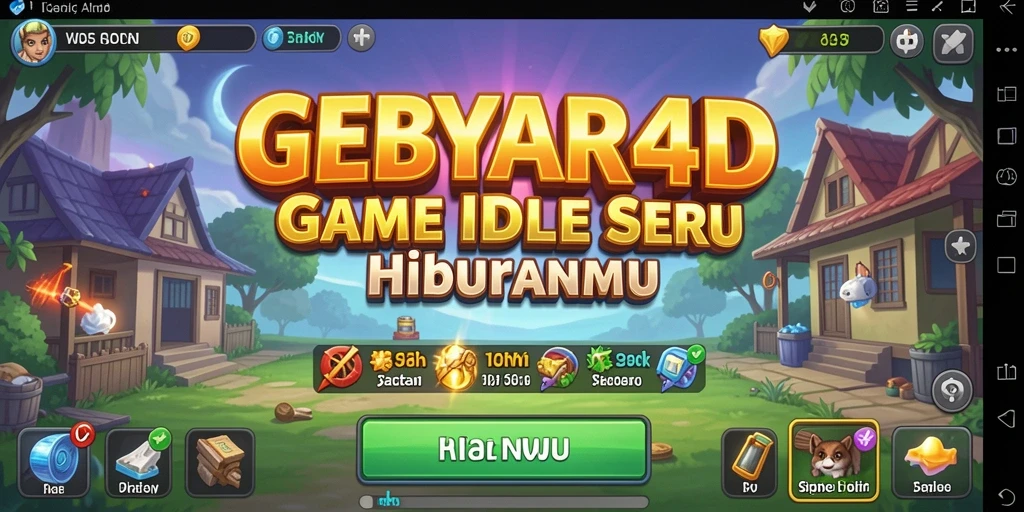 Gambar tampilan gameplay menarik dari GEBYAR4D.