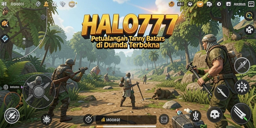 Screenshot gameplay HALO777 menunjukkan keindahan dunia terbuka yang luas.