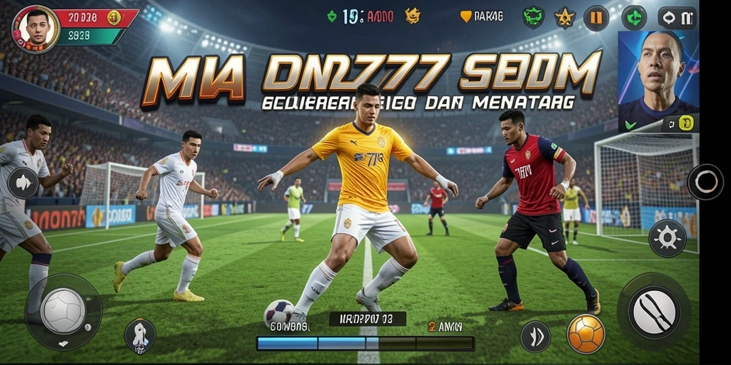 Screenshot gameplay IND777 menampilkan aksi olahraga yang mendebarkan.