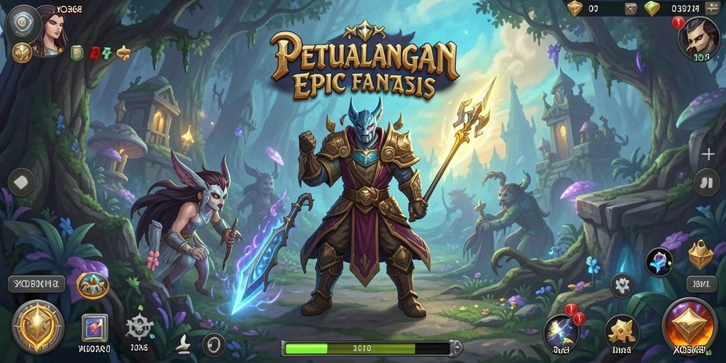 Tampilan menarik dari gameplay RPG yang mengasyikkan.